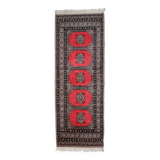 Tapis Bukhara Vintage Ouzbek, Années 1960, Élégance Traditionnelle