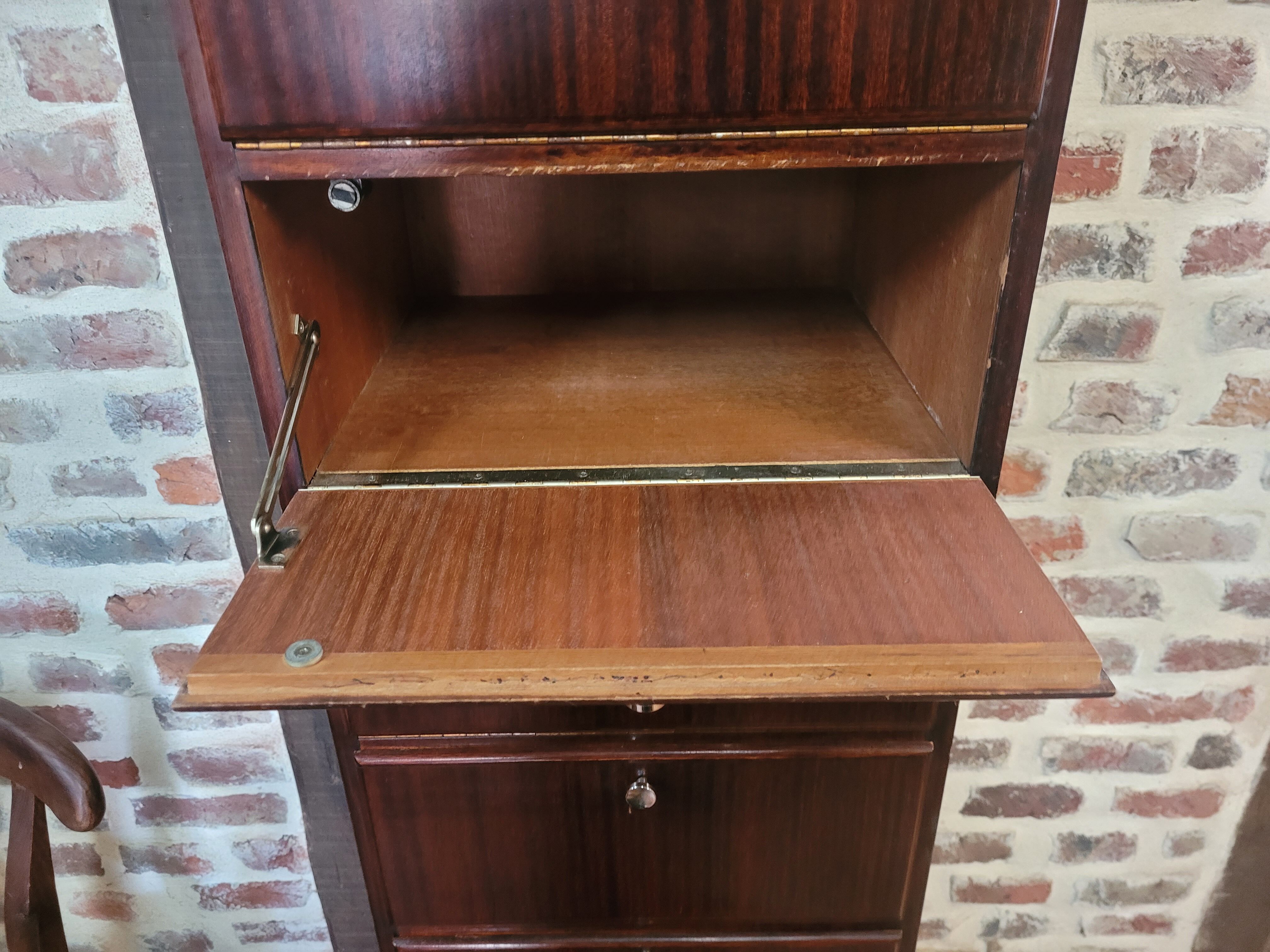 Meuble de métier à clapets en palissandre des années 60