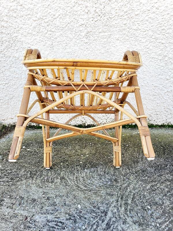 Rattan armchair 1960