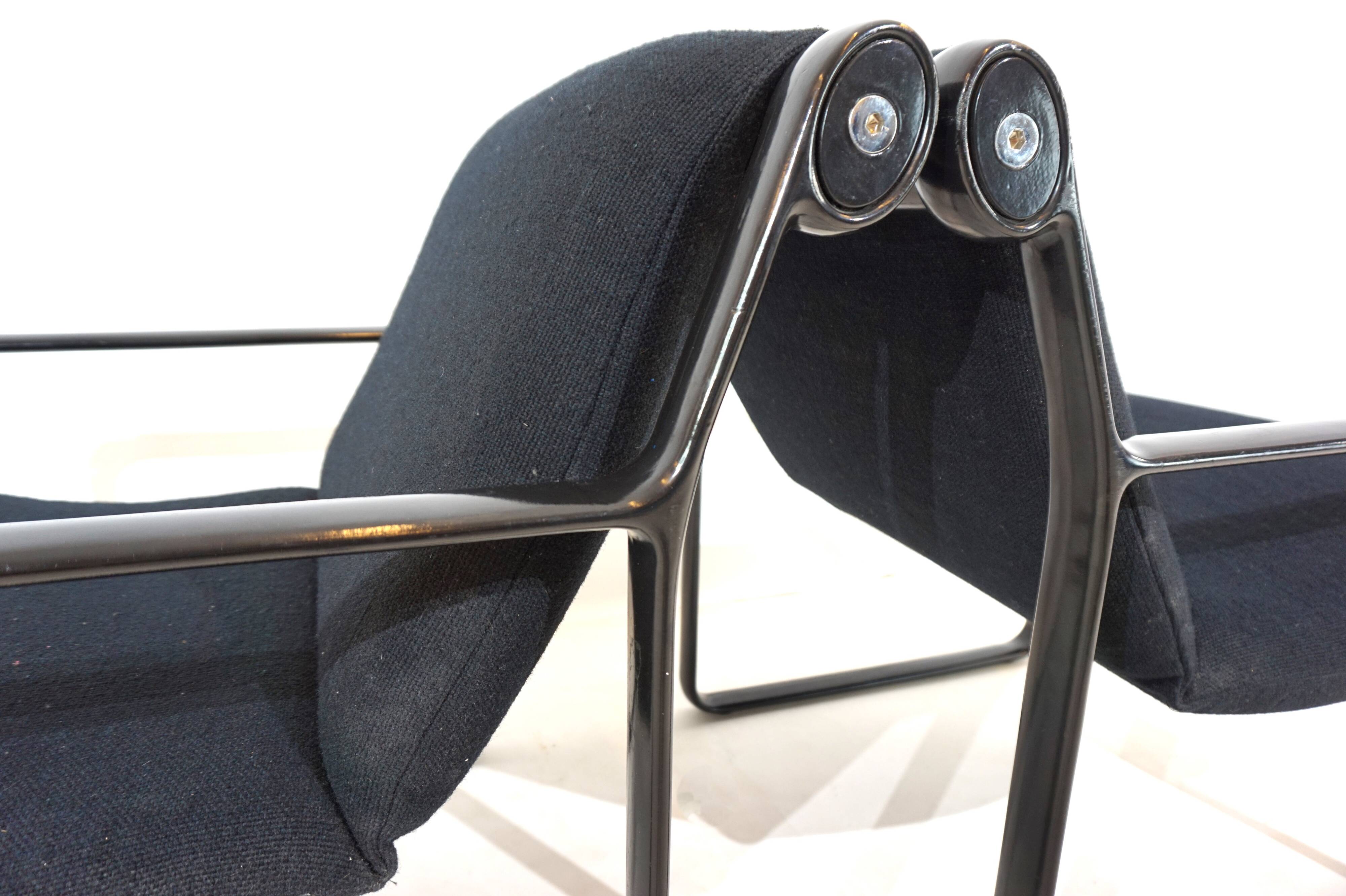 Lot de 2 fauteuils lounge Knoll Sling par Hannah&Morrison