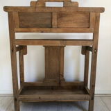 Antique wooden umbrella stand