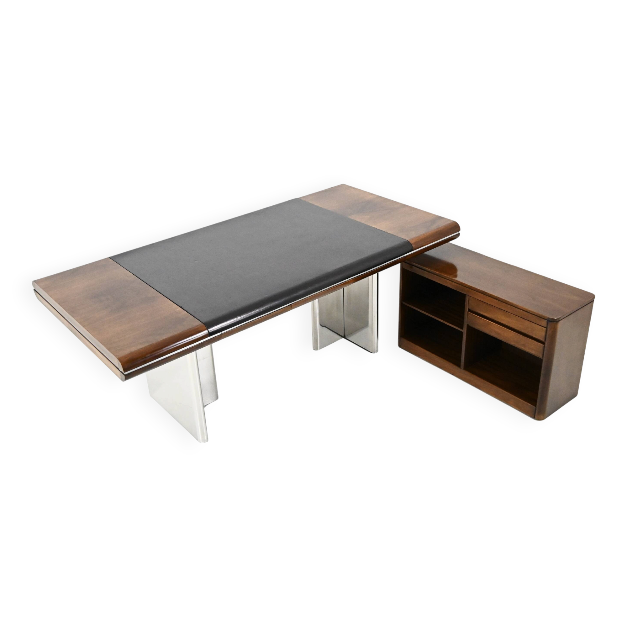 Italian desk designed by Hans Von Klier for Skipper, 1970s.