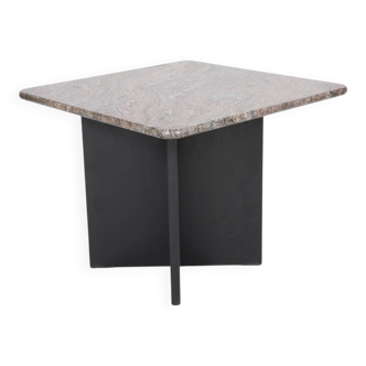 Coffee table made of granite and wood, Italy 1980s.