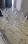 Service of 12 pieces, white and red wine, Bayel crystal.