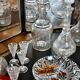 Set de 8 verres à liqueur en verre moulé