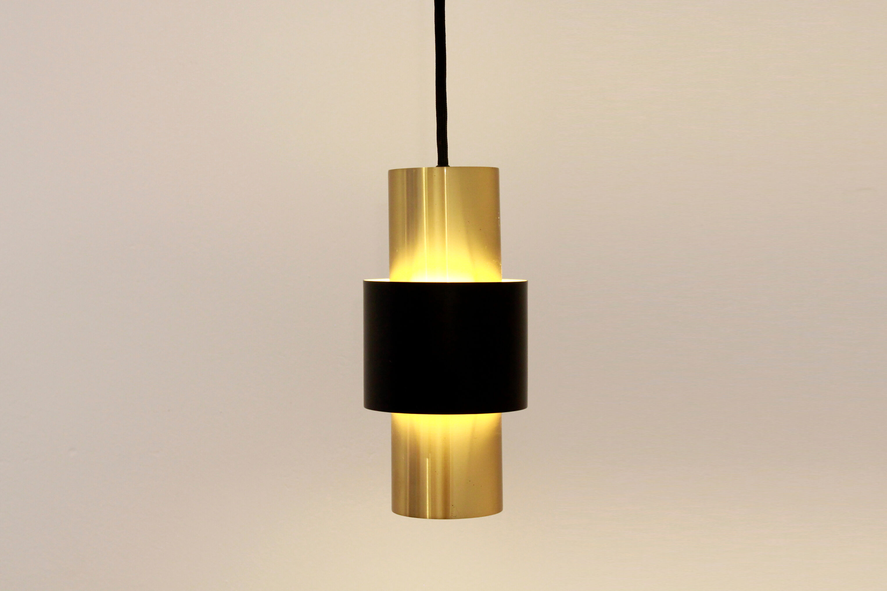 Suspension laiton Etna Uno par Johannes Hammerborg Føg & Mørup, années 1960