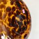 Salad bowl fruit cut XL glass scales macchia Murano Italian design