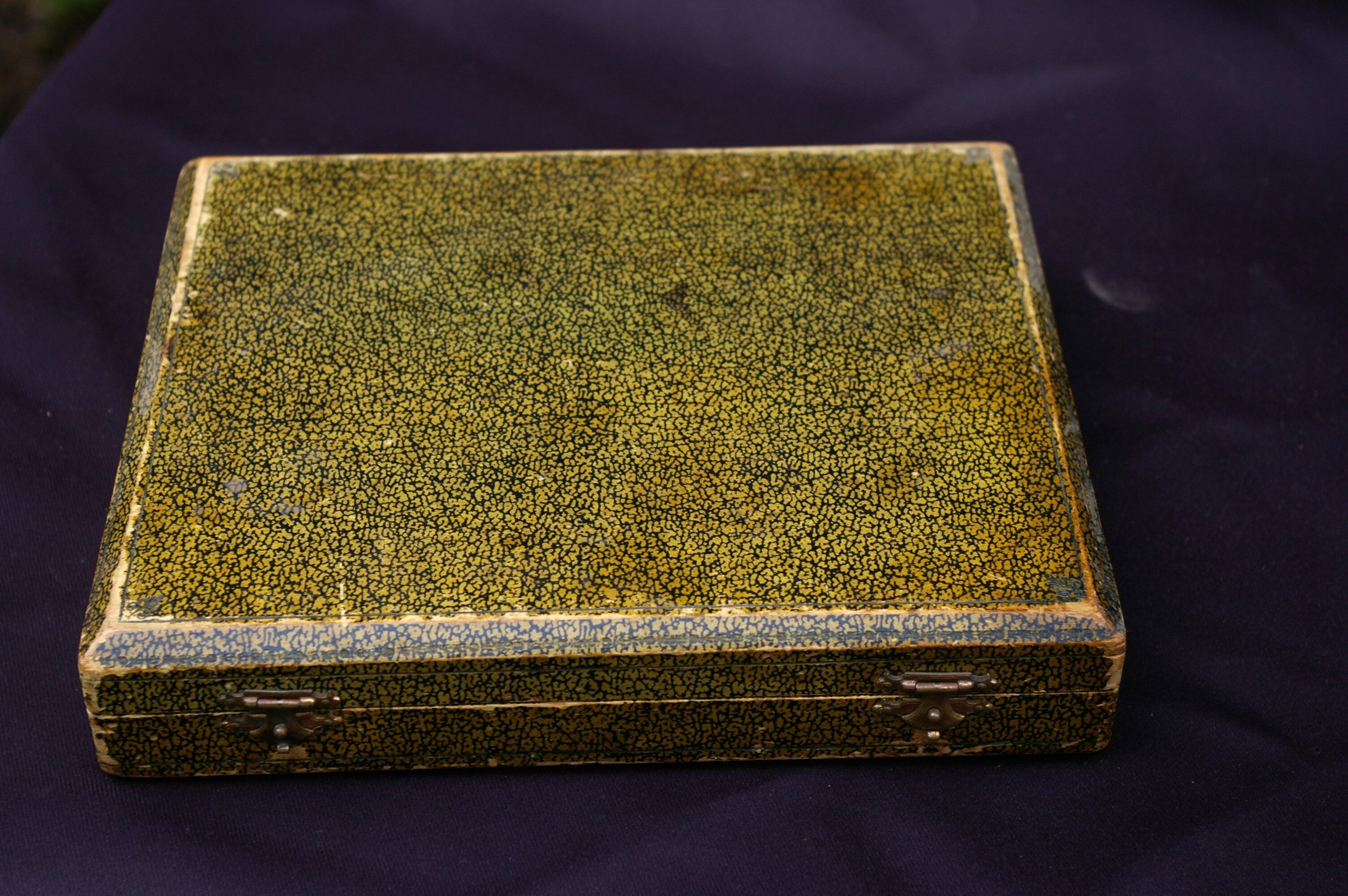 6 small spoons silver metal pink medallion