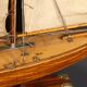 Vintage 20thC English Carved Hull Pond Yacht c.1930