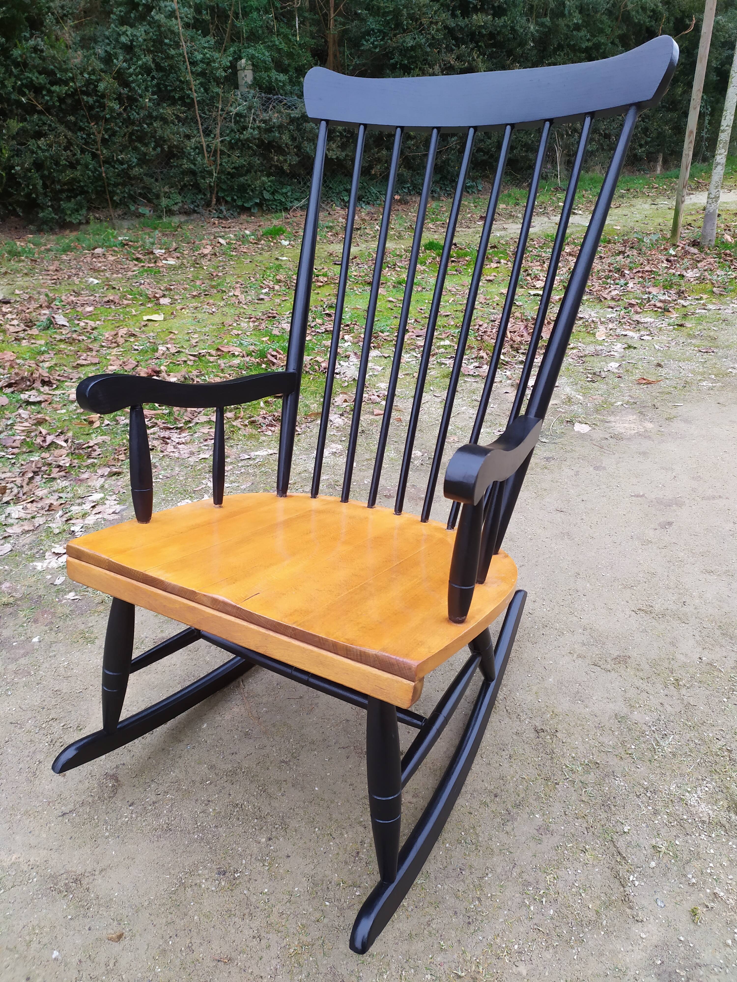 Scandinavian rocking chair 50s-60s