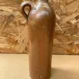 Antique kessel wasser stoneware glazed brown vintage bottle