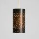 Mid-century pendant lamp made of metal and copper by Ernest Igl Hillebrand