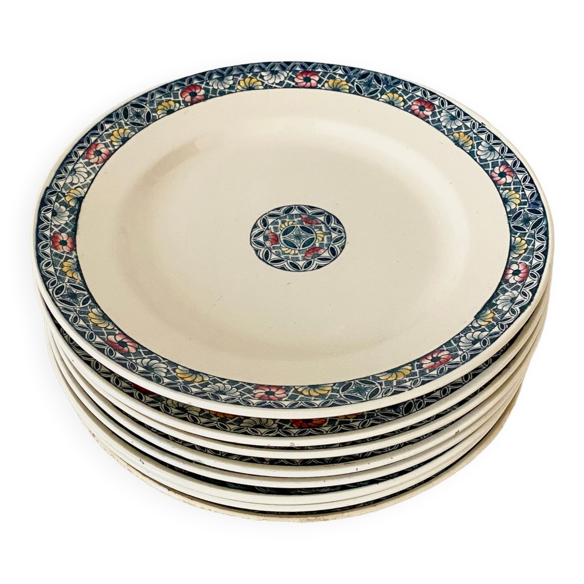 Flat plates iron earth Longchamp "Manon"