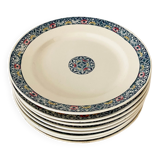 Flat plates iron earth Longchamp "Manon"