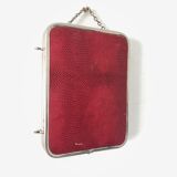 Mirror triptych gooseberries barber 20x49cm vintage 1950