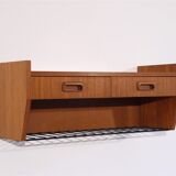 Vintage Scandinavian teak floor 1960