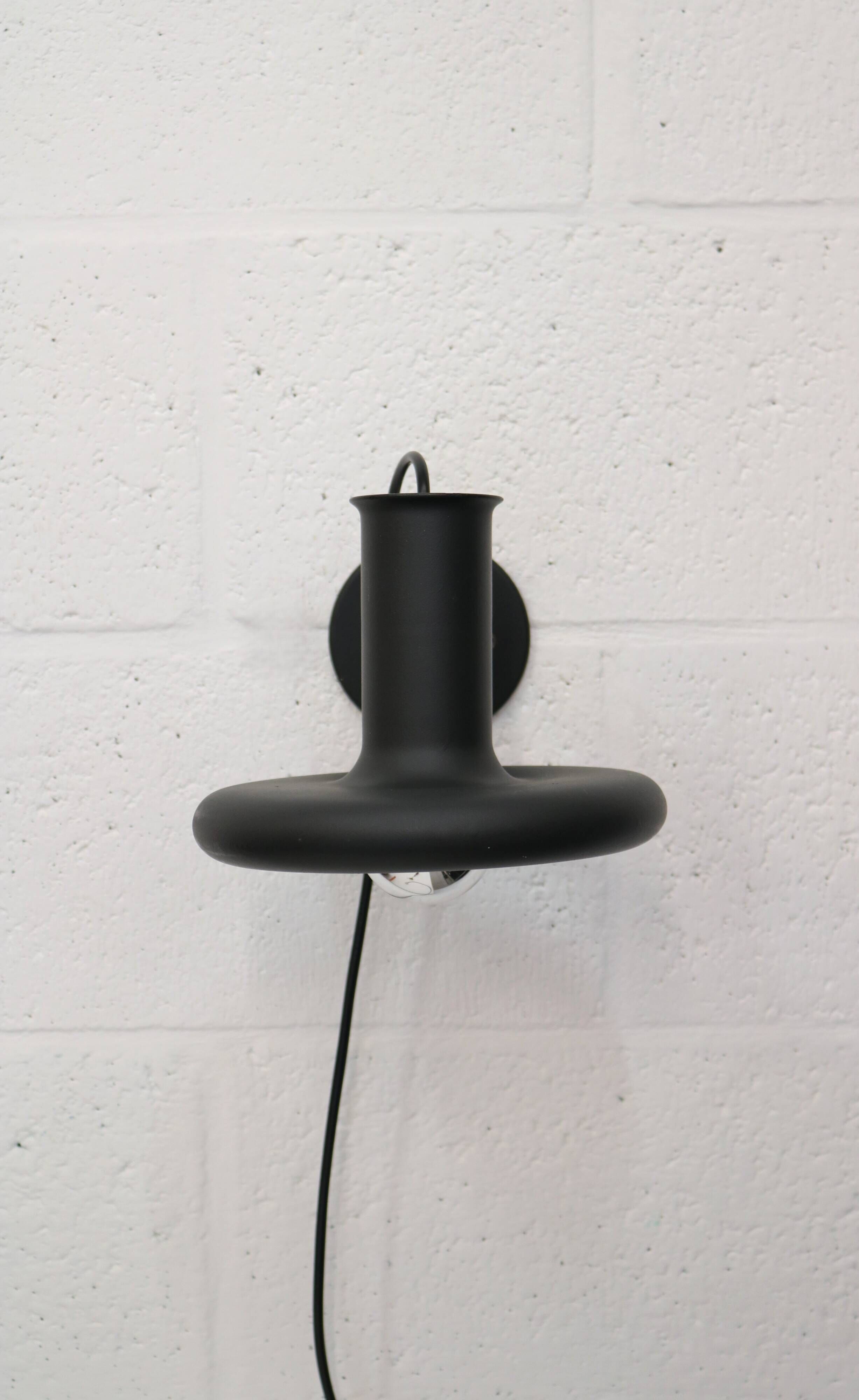 Top Design Fog & Morup black Wall Lamp - Optima 5 - Designed By Hans Due