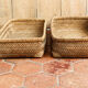 Pair of old braided pans