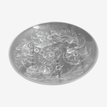 Molded-pressed glass cut