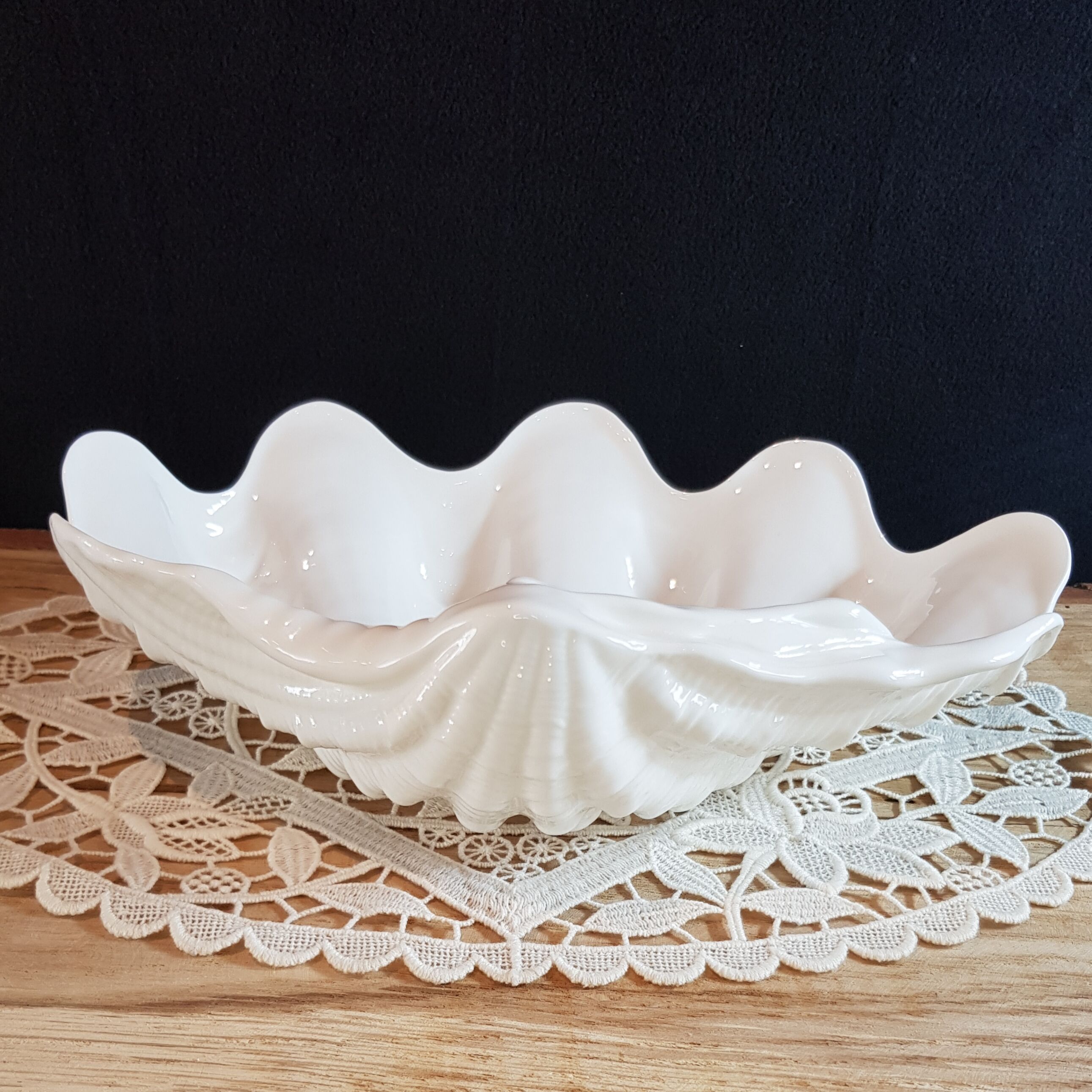 Wedgwood porcelain font shell