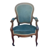 Napoleon III style mahogany armchair