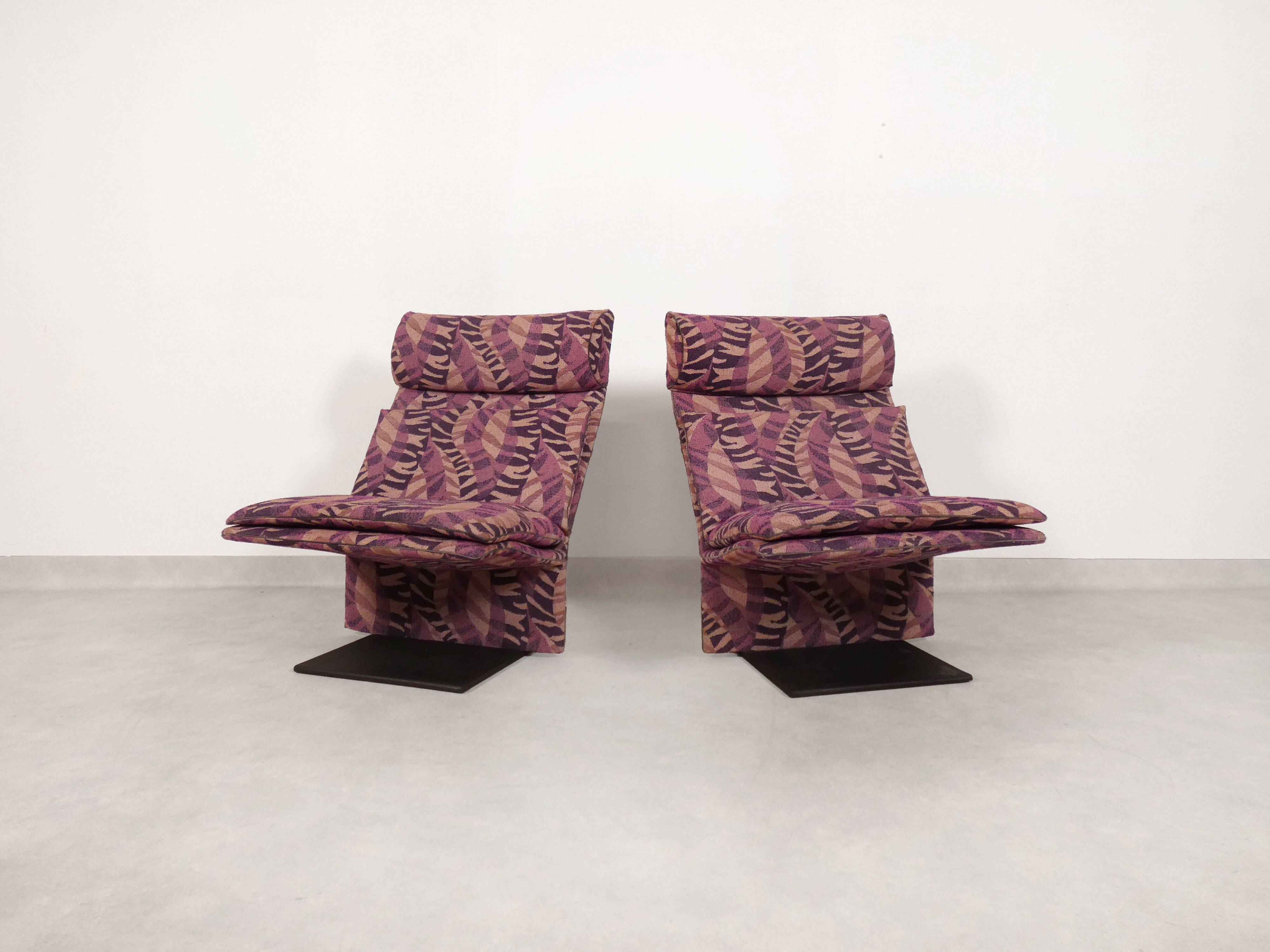 Saporiti chairs in Missoni fabric