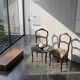2 antique Louis XV style walnut chairs