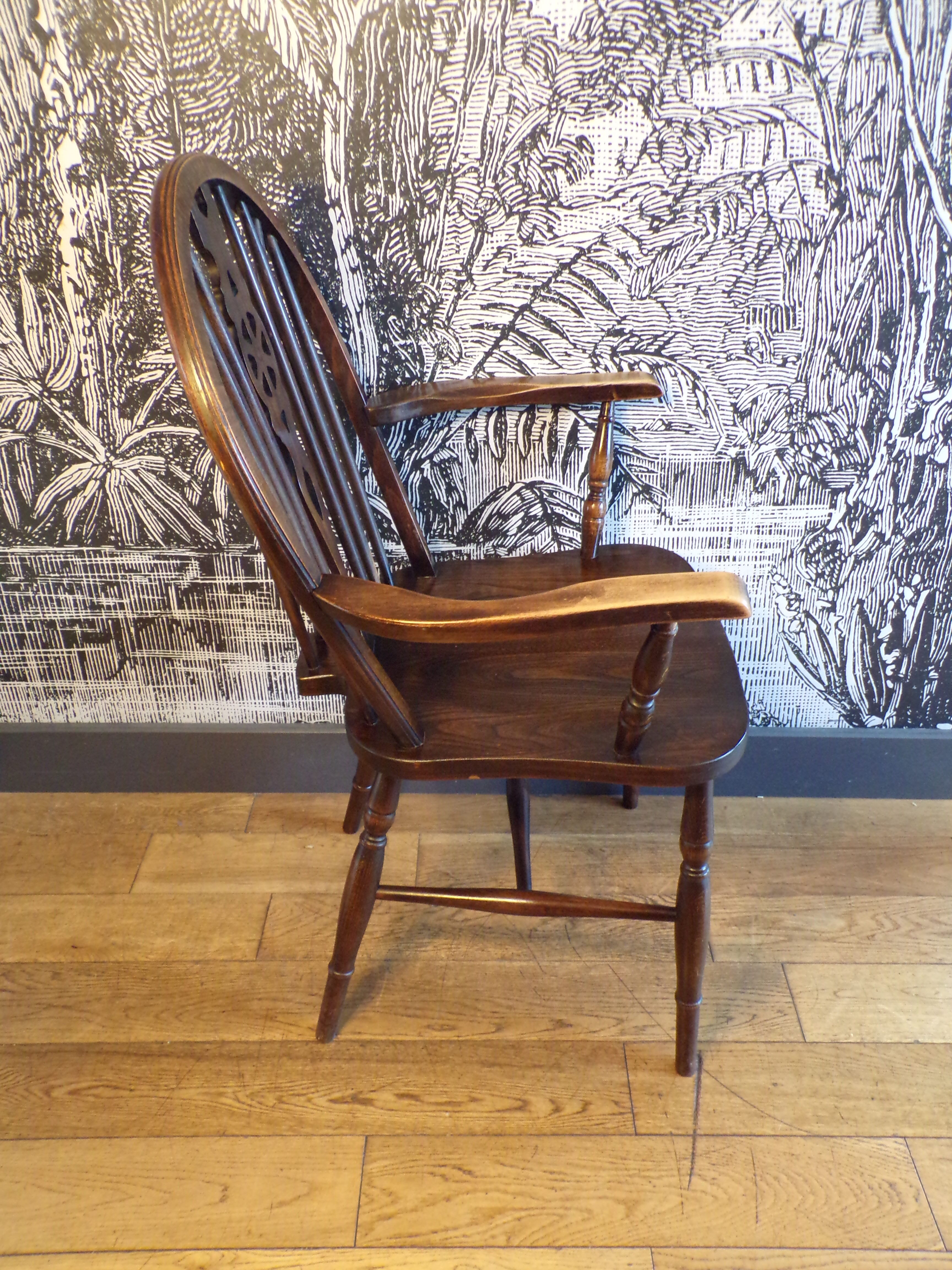 Vintage windsor armchair