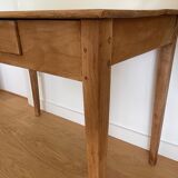 Farm table type desk