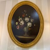 Lot de 2 tableaux anciens huile sur toile