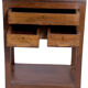 Meuble de chevet en teck birman ancien