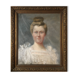 Table XIX - Family Portrait "Elegant in White Dress" - Frame