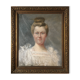 Table XIX - Family Portrait "Elegant in White Dress" - Frame