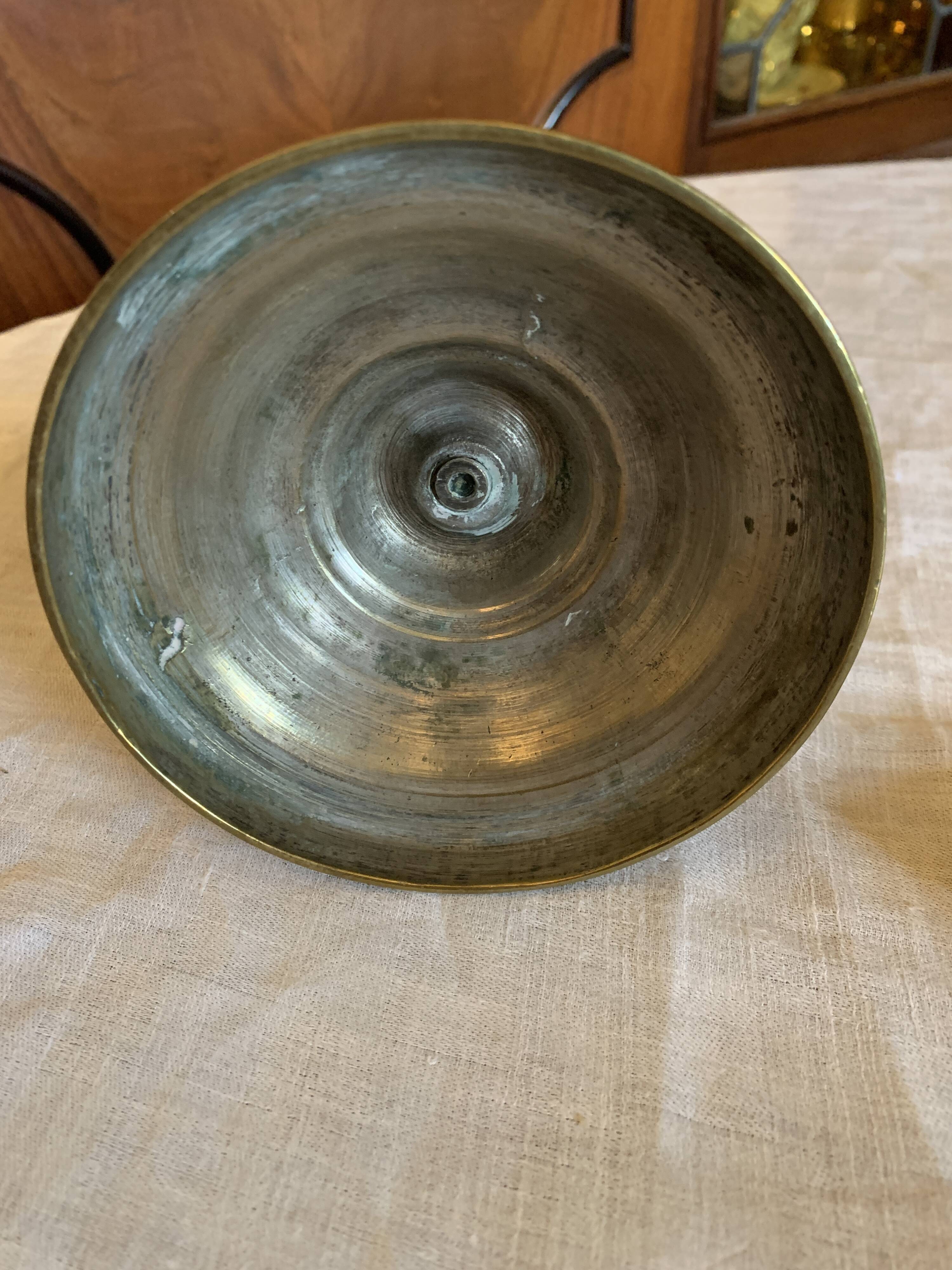 Bronze candle holder
