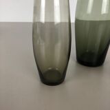 Vintage 1960s Set of Three Turmalin Vases by Wilhelm Wagenfeld for WMF, Germany