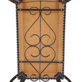 Wrought iron coffee table