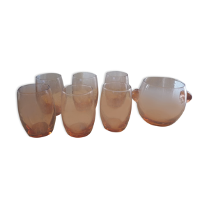 Set de 6 verres et seau