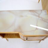 1960s pair of italian bedside tables in high gloss finish