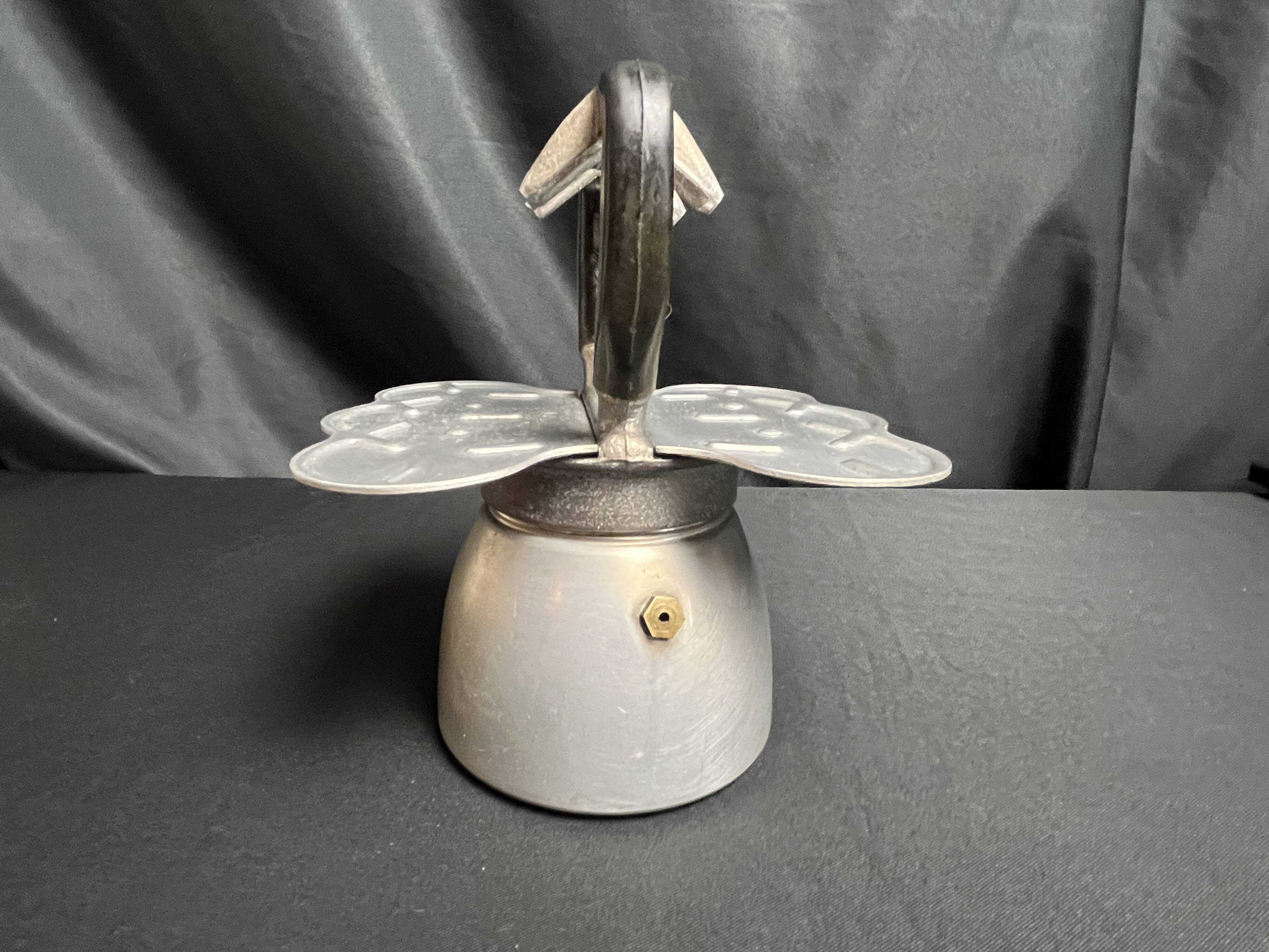 Vintage Irmel Omegna espresso coffee maker from around 1960.