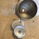 Vintage metal ball lamp