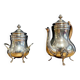Tableware / Silver plated metal / Shaped pieces (Q): 2 pieces