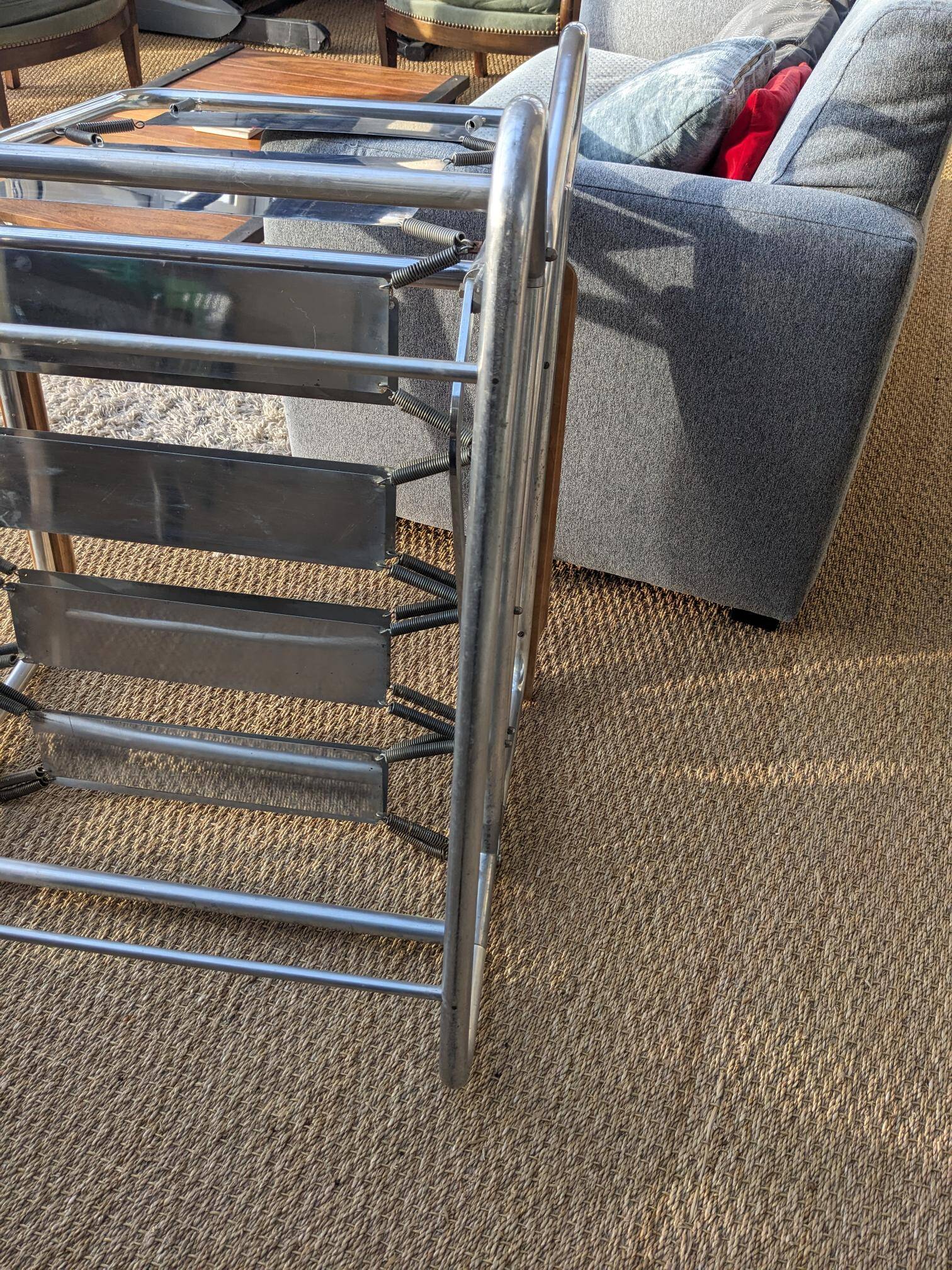 Modernist armchair by F. CARUELLE