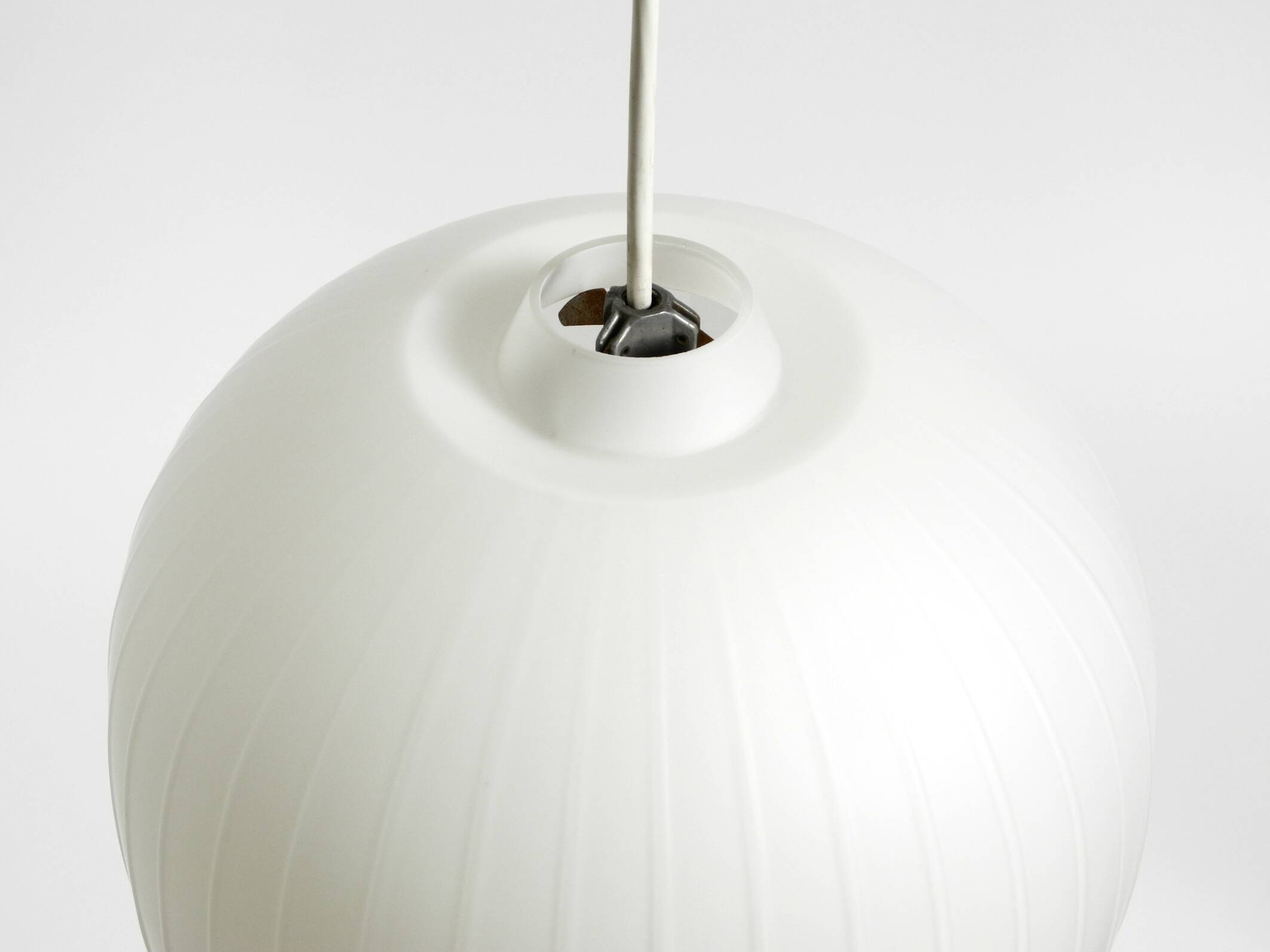 Aloys Gangkofner Mid Century Glass Pendant Lamp by Peill & Putzler