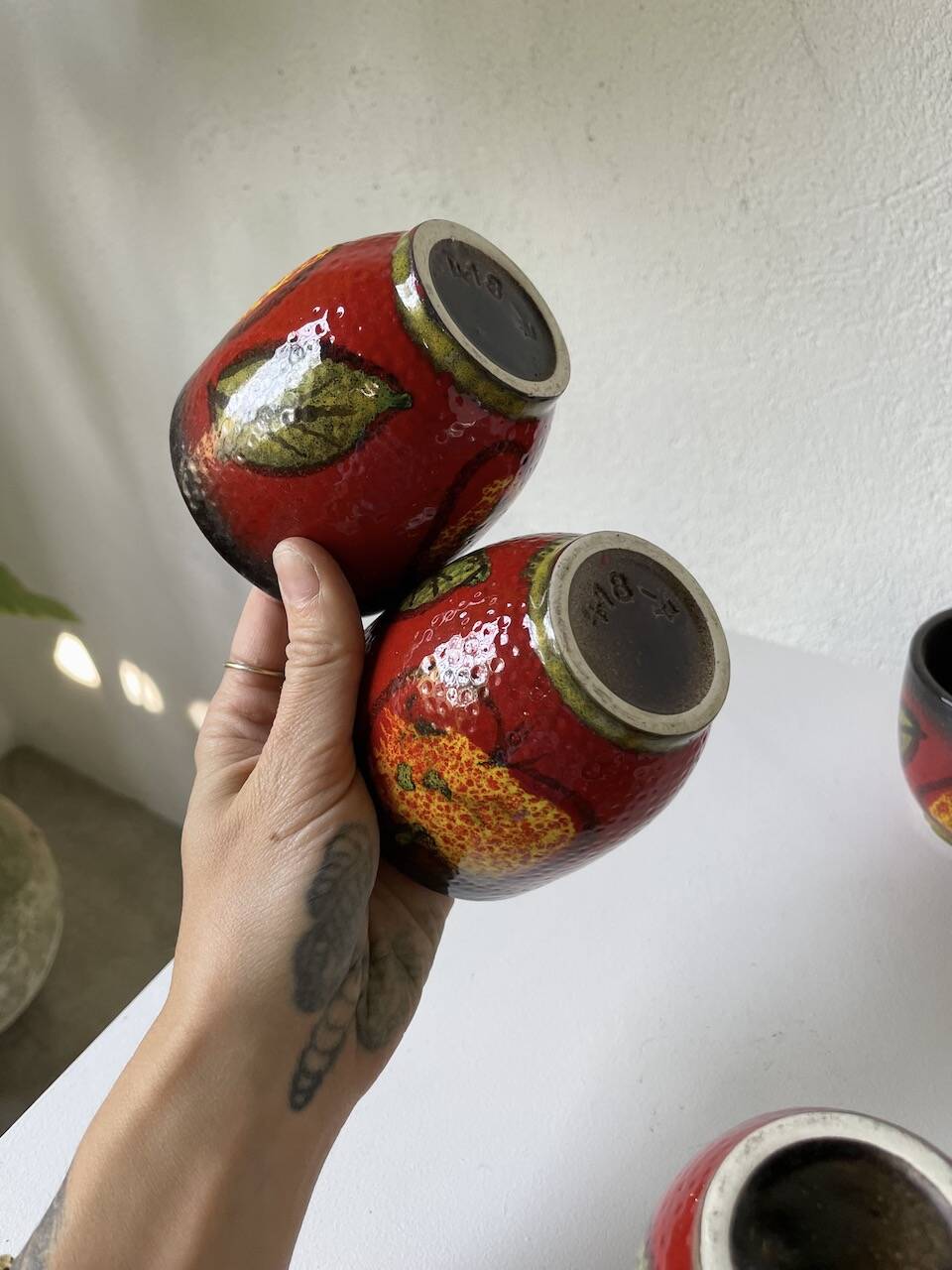 Scheurich German ceramic lemonade set