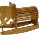 Vintage Swedish design Wooden Rocking Elephant 80's design