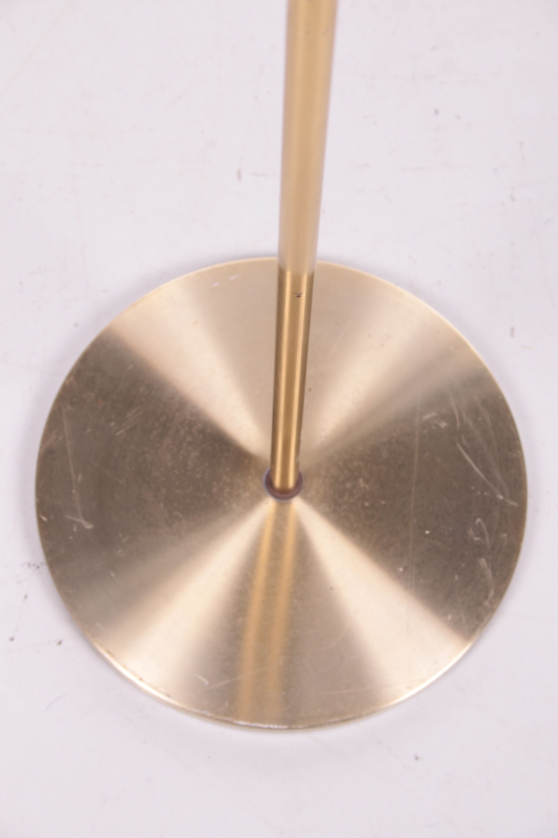 Vintage Danish gold floor lamp by Dansa, 1960s