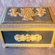 Old vintage box in gilded bronze empire