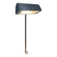 Lampe grise et chromée, 1980