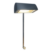 Lampe grise et chromée, 1980
