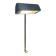 Lampe grise et chromée, 1980